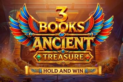 3 Books Of Ancient Treasure (Hold and Win)